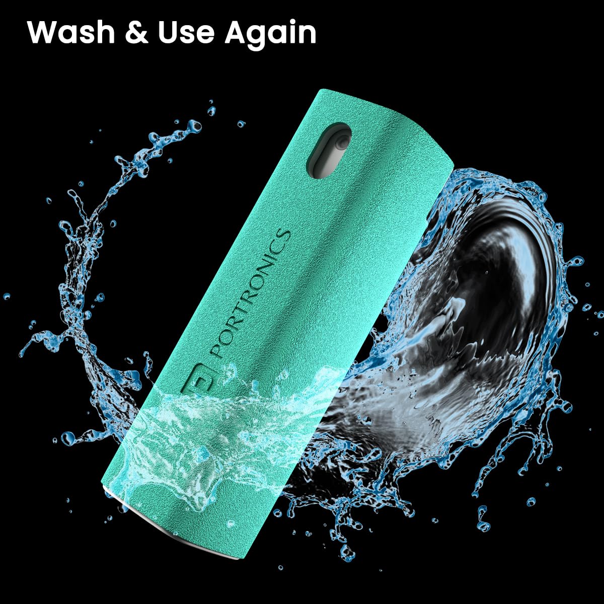 Portronics Swipe 2 Screen Cleaner & Duster with Refillable Spray Bottle, Chemical Free for Monitors & Laptop Screen, Smartphones & Tablets(Blue)