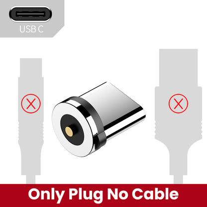 Elough 540 Degree Rotating Seven-pin Small Waist Magnetic Charging Cable 3-in-1