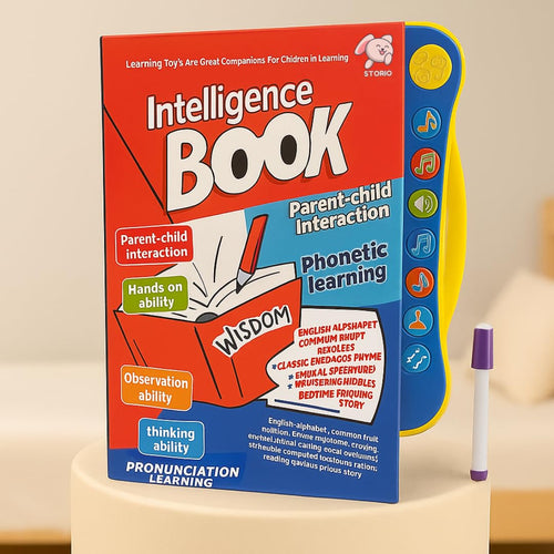 Intelligence Book | Interactive Book - Musical English Educational Phonetic Learning Book