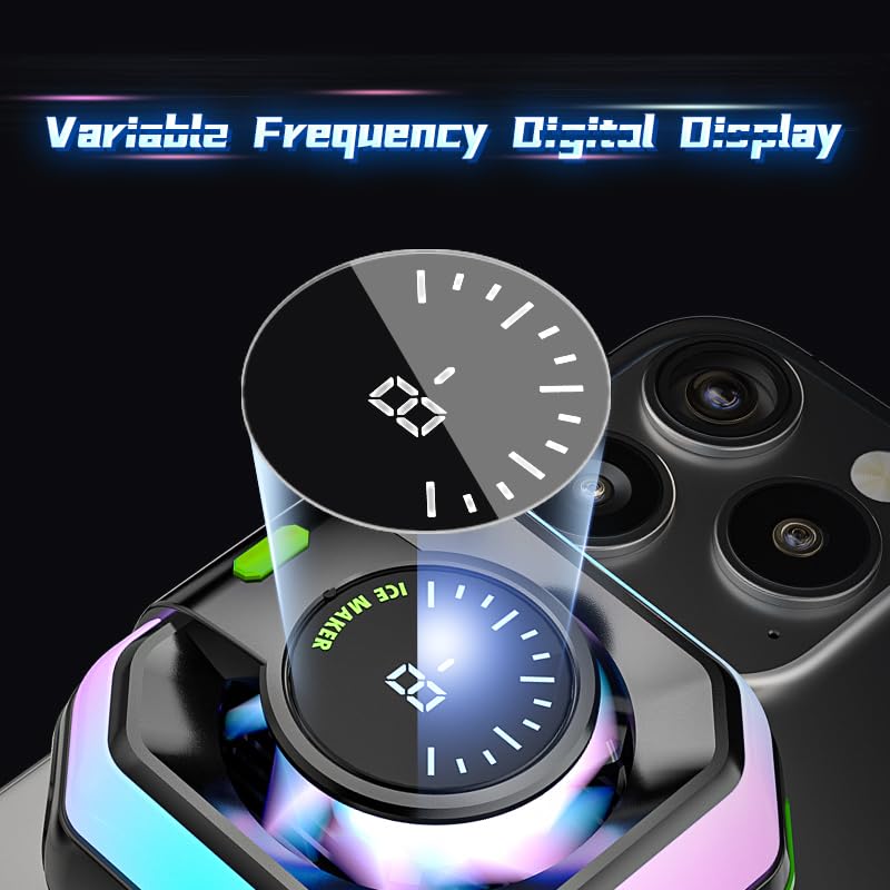 Smart AI Mobile Phone Gaming Cooler | for Instant Cooling Comes with Advanced Chip, Perfect for Gaming,Long Filming Sessions & Live Streaming | Gaming Cooler (MIL JS86)