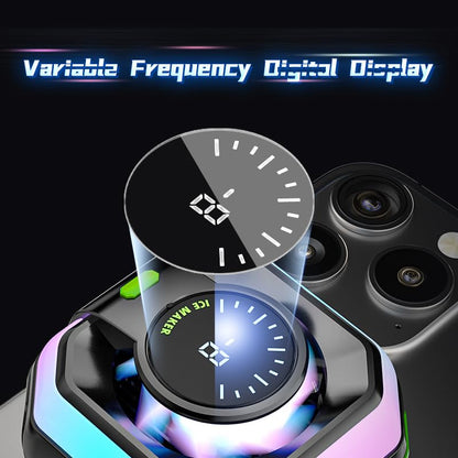 Smart AI Mobile Phone Gaming Cooler | for Instant Cooling Comes with Advanced Chip, Perfect for Gaming,Long Filming Sessions & Live Streaming | Gaming Cooler (MIL JS86)