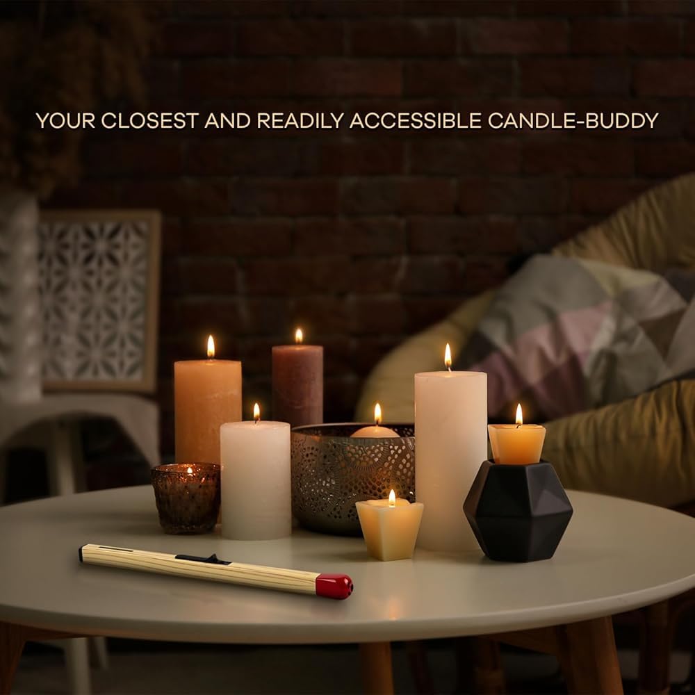Sajani Match Stick Shaped Butane Lighter, Multipurpose Inflatable Long Handle Gas Burner, Gas Lighter for Kitchens, Smoking, Candles and Outdoor Use (Pack of 1) (Lighter)