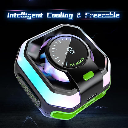 Smart AI Mobile Phone Gaming Cooler | for Instant Cooling Comes with Advanced Chip, Perfect for Gaming,Long Filming Sessions & Live Streaming | Gaming Cooler (MIL JS86)