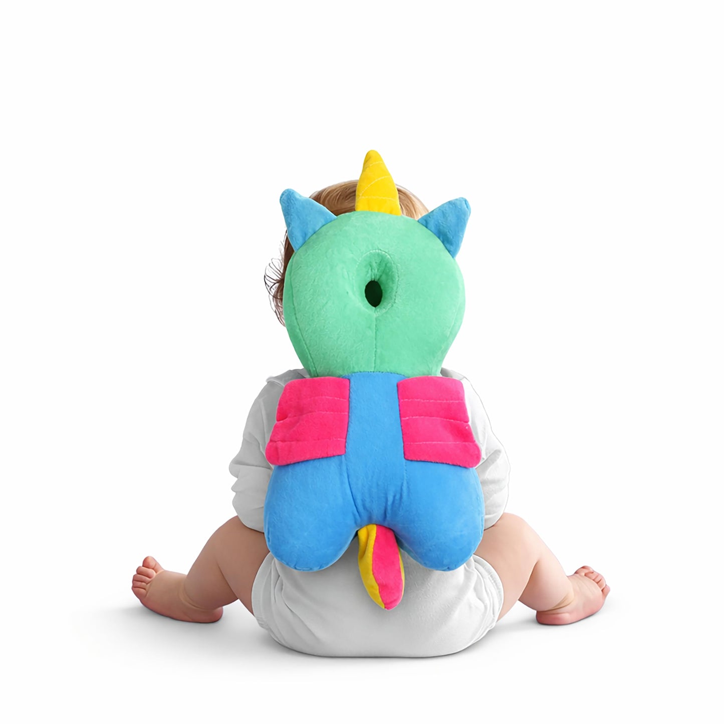 Baby Head Protector Backpack Cushion – Turtle Design | Anti-Fall Head Safety Pad for Babies | Soft Plush Toddler Head Protection Guard for Crawling & Walking (6–24 Months)