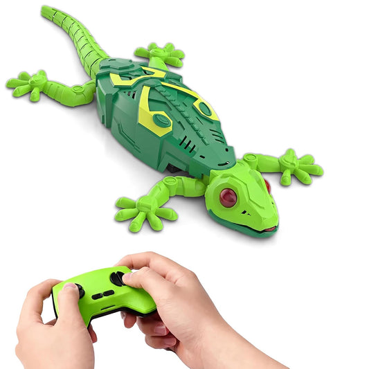 Remote Control Lizard Toy, Realistic RC Crawling Lizard with Flexible Movement, Interactive Animal Prank Toy for Kids, Indoor and Outdoor Play Multicolor