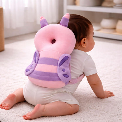 Baby Head Protector Backpack Cushion – Turtle Design | Anti-Fall Head Safety Pad for Babies | Soft Plush Toddler Head Protection Guard for Crawling & Walking (6–24 Months)