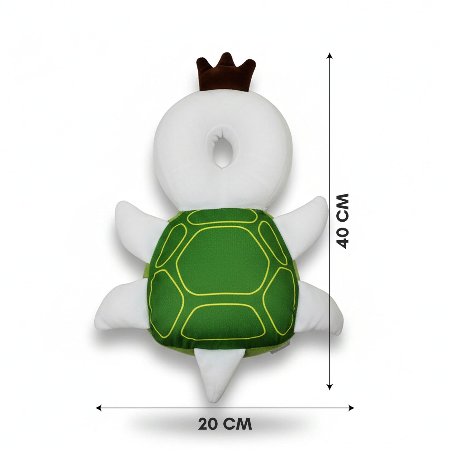Baby Head Protector Backpack Cushion – Turtle Design | Anti-Fall Head Safety Pad for Babies | Soft Plush Toddler Head Protection Guard for Crawling & Walking (6–24 Months)