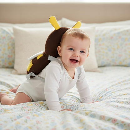 Baby Head Protector Backpack Cushion – Turtle Design | Anti-Fall Head Safety Pad for Babies | Soft Plush Toddler Head Protection Guard for Crawling & Walking (6–24 Months)