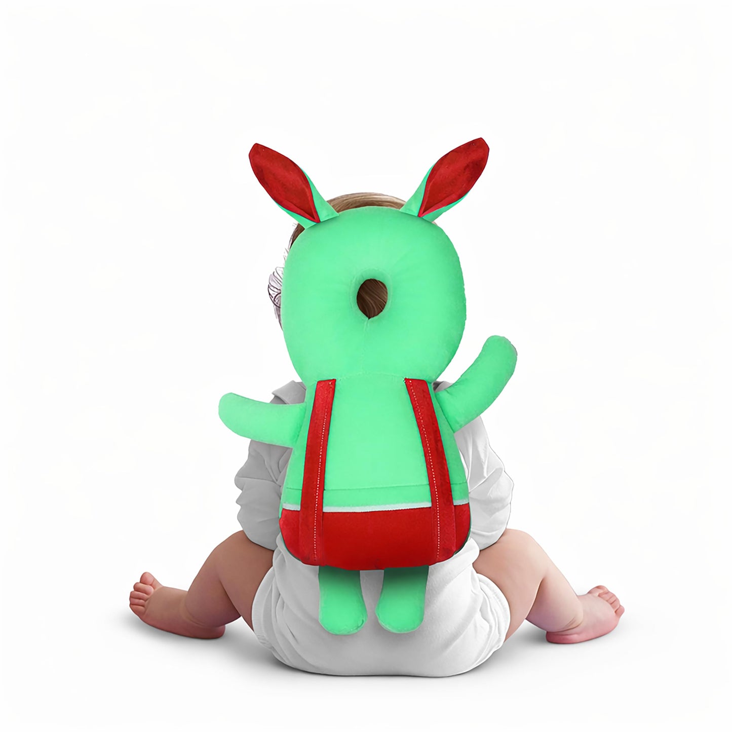 Baby Head Protector Backpack Cushion – Turtle Design | Anti-Fall Head Safety Pad for Babies | Soft Plush Toddler Head Protection Guard for Crawling & Walking (6–24 Months)