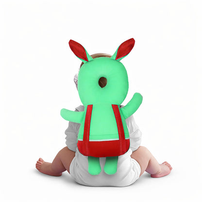 Baby Head Protector Backpack Cushion – Turtle Design | Anti-Fall Head Safety Pad for Babies | Soft Plush Toddler Head Protection Guard for Crawling & Walking (6–24 Months)