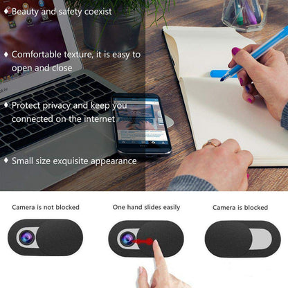 6 Pack Ultra Thin 0.03inch Web Camera Cover Slide with Strong Adhesive for Laptop Desktop PC Macboook Pro iMac Mac Mini Computer Smartphone