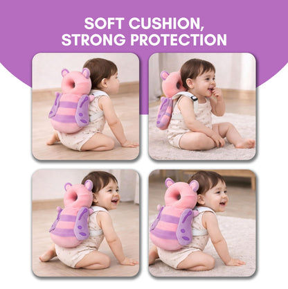 Baby Head Protector Backpack Cushion – Turtle Design | Anti-Fall Head Safety Pad for Babies | Soft Plush Toddler Head Protection Guard for Crawling & Walking (6–24 Months)