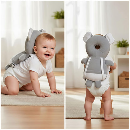 Baby Head Protector Backpack Cushion – Turtle Design | Anti-Fall Head Safety Pad for Babies | Soft Plush Toddler Head Protection Guard for Crawling & Walking (6–24 Months)