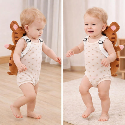 Baby Head Protector Backpack Cushion – Turtle Design | Anti-Fall Head Safety Pad for Babies | Soft Plush Toddler Head Protection Guard for Crawling & Walking (6–24 Months)