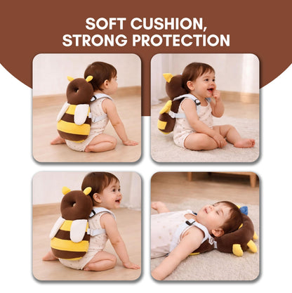 Baby Head Protector Backpack Cushion – Turtle Design | Anti-Fall Head Safety Pad for Babies | Soft Plush Toddler Head Protection Guard for Crawling & Walking (6–24 Months)