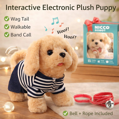 Pup Electronic Plush Puppy Interactive Toys | Walks, Barks, Shake Tail