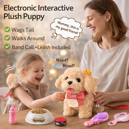 Pup Electronic Plush Puppy Interactive Toys | Walks, Barks, Shake Tail
