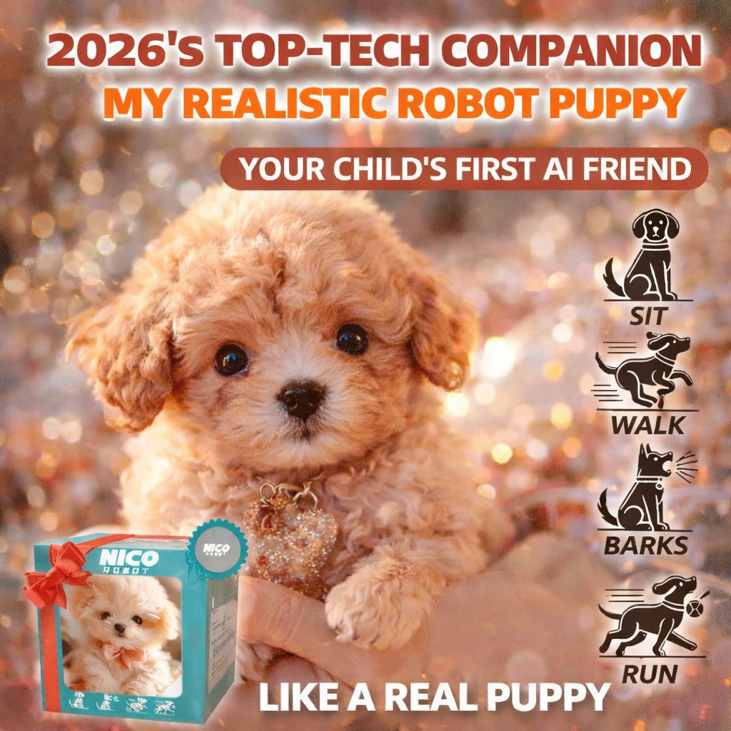 Pup Electronic Plush Puppy Interactive Toys | Walks, Barks, Shake Tail