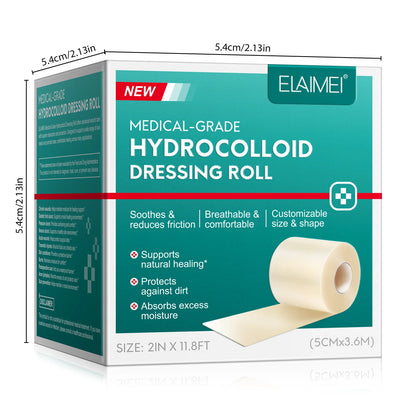 1 Roll Hydrocolloid Band Aid Dressings For Effective Wound Care Extra Thin Soft Waterproof Self-Adhesive Scar Cover Tape