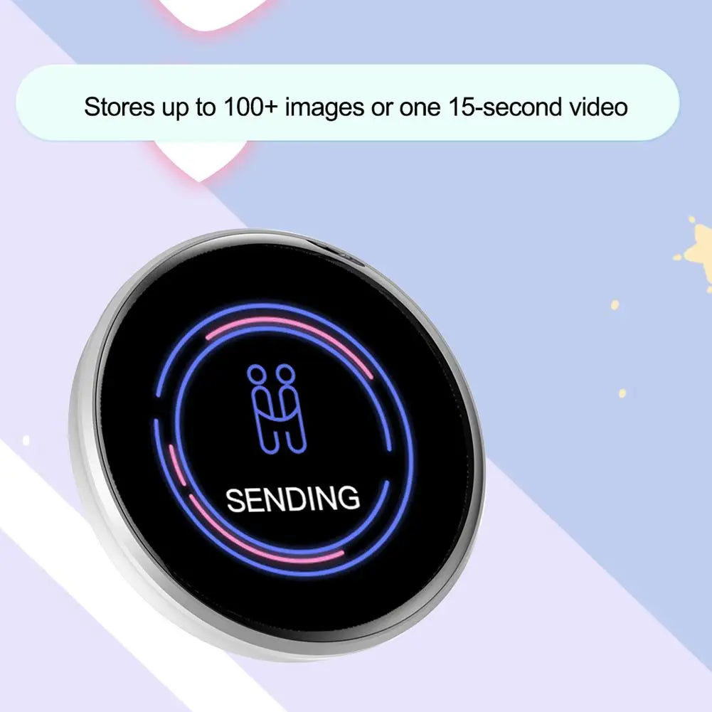 For E-Badge HD Dynamic Display Smart Pin For E-Badge Bluetooth Anime Digital Pin with App Control for Photos & Animations