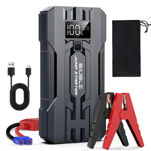 BIUBLE Car Jump Starter 3000A Peak 25000mAh 12V Auto Booster Battery Charger Jumper Box Power Bank Car Battery Starter