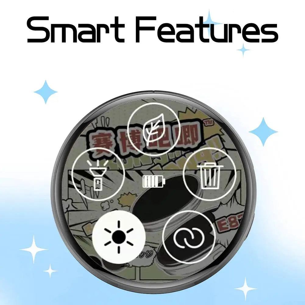 For E-Badge HD Dynamic Display Smart Pin For E-Badge Bluetooth Anime Digital Pin with App Control for Photos & Animations