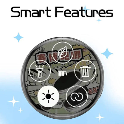 For E-Badge HD Dynamic Display Smart Pin For E-Badge Bluetooth Anime Digital Pin with App Control for Photos & Animations