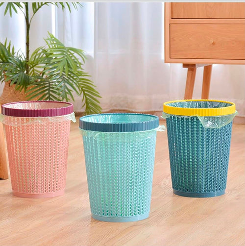 100/300/500PCS Black Disposable Garbage Bag Roll Up Plastic Garbage Bag for Household Kitchen Bathroom Travel