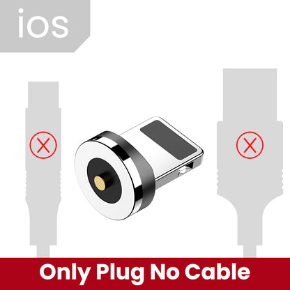 Elough 540 Degree Rotating Seven-pin Small Waist Magnetic Charging Cable 3-in-1