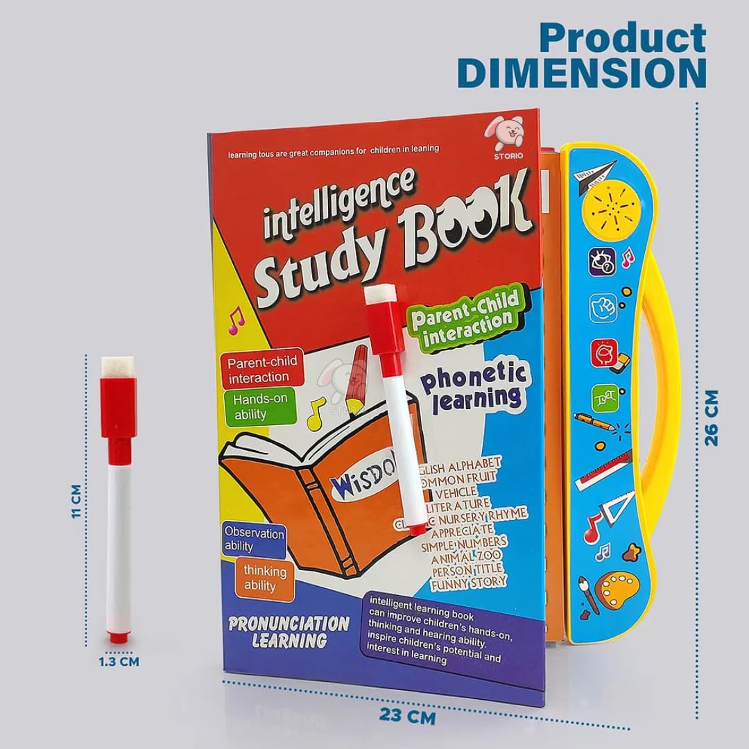 Intelligence Book | Interactive Book - Musical English Educational Phonetic Learning Book